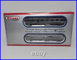 Williams #43358 New York Central 72' Scale Heavyweight Passenger 4-Car Set READ