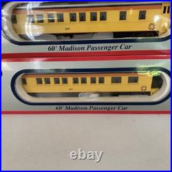 Williams 43453 C&O Chessie Sys O Gauge 3 Rail 60' Madison Passenger 4-Car Set