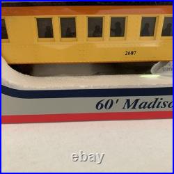 Williams 43453 C&O Chessie Sys O Gauge 3 Rail 60' Madison Passenger 4-Car Set