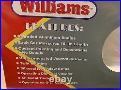 Williams 4 Car Aluminum Passenger Set Milwaukee Road O Gauge