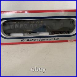 Williams 60 Ft. Madison 4 Car Passenger Green Pullman Set # 43471 Bachmann
