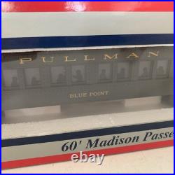 Williams 60 Ft. Madison 4 Car Passenger Green Pullman Set # 43471 Bachmann