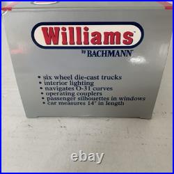 Williams 60 Ft. Madison 4 Car Passenger Green Pullman Set # 43471 Bachmann