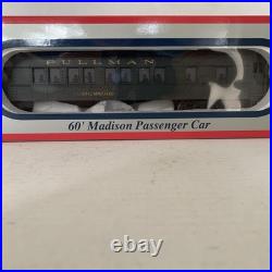 Williams 60 Ft. Madison 4 Car Passenger Green Pullman Set # 43471 Bachmann