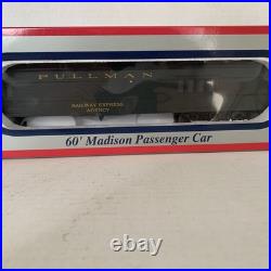 Williams 60 Ft. Madison 4 Car Passenger Green Pullman Set # 43471 Bachmann