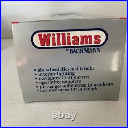 Williams 60 Ft. Madison 4 Car Passenger Green Pullman Set # 43471 Bachmann