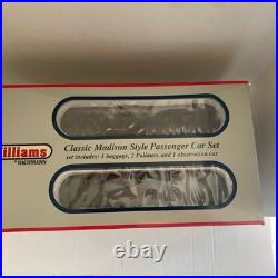 Williams 60 Ft. Madison 4 Car Passenger Green Pullman Set # 43471 Bachmann