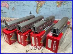 Williams AMTRAK Aluminum Luxury Liners Passenger Car SET O Gauge