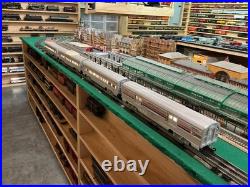 Williams AMTRAK Aluminum Luxury Liners Passenger Car SET O Gauge