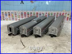 Williams AMTRAK Aluminum Luxury Liners Passenger Car SET O Gauge