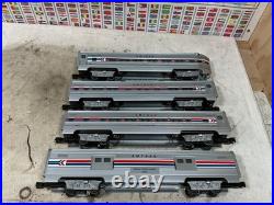 Williams AMTRAK Aluminum Luxury Liners Passenger Car SET O Gauge