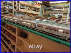 Williams AMTRAK Aluminum Luxury Liners Passenger Car SET O Gauge