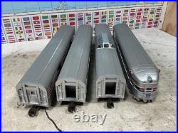 Williams AMTRAK Aluminum Luxury Liners Passenger Car SET O Gauge