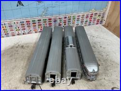 Williams AMTRAK Aluminum Luxury Liners Passenger Car SET O Gauge