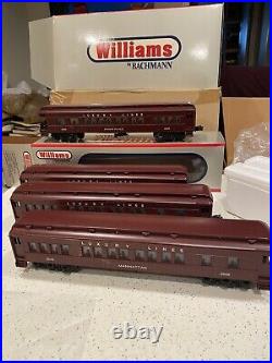 Williams Bachman Madison 60' LUXURY LINES 4CAR Passenger Set NEW O-GAUGE 43471