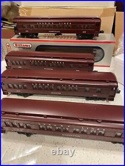 Williams Bachman Madison 60' LUXURY LINES 4CAR Passenger Set NEW O-GAUGE 43471