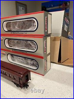 Williams Bachman Madison 60' LUXURY LINES 4CAR Passenger Set NEW O-GAUGE 43471
