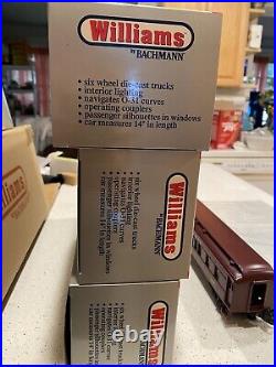 Williams Bachman Madison 60' LUXURY LINES 4CAR Passenger Set NEW O-GAUGE 43471