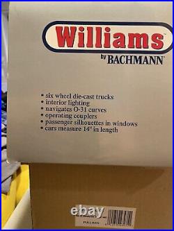Williams Bachman Madison 60' LUXURY LINES 4CAR Passenger Set NEW O-GAUGE 43471