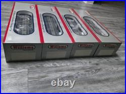 Williams Bachmann 43051 B&H 60' Aluminum Streamlined 4 Car Passenger Set O NEW