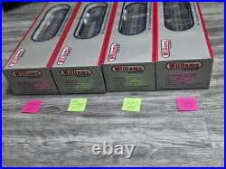 Williams Bachmann 43051 B&H 60' Aluminum Streamlined 4 Car Passenger Set O NEW