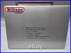 Williams Bachmann 43051 B&H 60' Aluminum Streamlined 4 Car Passenger Set O NEW