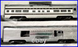 Williams-CONGRESSIONAL PRR Passenger set-1998- O gauge-5 cars-Aluminum-Read On