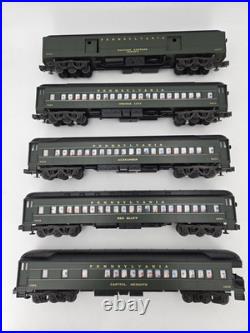 Williams Crown Ed Pennsylvania 70' Madison 5 Car Passenger Set Tested 3-Rail