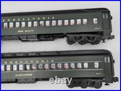 Williams Crown Ed Pennsylvania 70' Madison 5 Car Passenger Set Tested 3-Rail