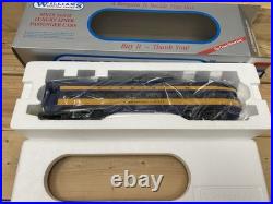 Williams Crown Edition LL614 O Gauge Virginian Aluminum Passenger Car Set