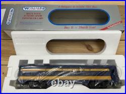 Williams Crown Edition LL614 O Gauge Virginian Aluminum Passenger Car Set
