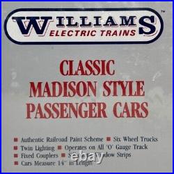 Williams Electric Southern Crescent 5 Car Lighted 14 Madison Passenger Set