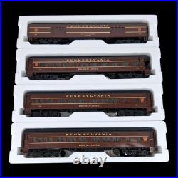Williams Electric Trains O Gauge 4 Car Passenger Set 72' PRR Madison Style #724