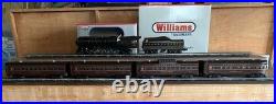 Williams J-Class 4-8-4 Pennsylvania Locomotive/Tender + 4 Car Passenger set NIB