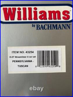 Williams J-Class 4-8-4 Pennsylvania Locomotive/Tender + 4 Car Passenger set NIB