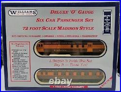 Williams Milwaukee Road Hiawatha O Scale 6 Car Passenger Set 77219 NEW