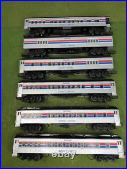 Williams No. M200 Amtrak Sunset Limited Madison 6-Car Passenger Set O Gauge LNIB Williams No. M200 Amtrak Sunset Limited Madison 6-Car Passenger Set O Gauge LNIB