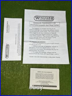 Williams No. M200 Amtrak Sunset Limited Madison 6-Car Passenger Set O Gauge LNIB Williams No. M200 Amtrak Sunset Limited Madison 6-Car Passenger Set O Gauge LNIB