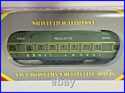 Williams O Ga Luxury Lines Streamliners 4 Passenger Car Set #STR02710 -BRAND NEW