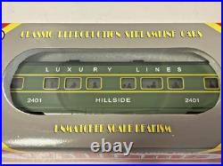 Williams O Ga Luxury Lines Streamliners 4 Passenger Car Set #STR02710 -BRAND NEW