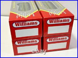 Williams O Ga Luxury Lines Streamliners 4 Passenger Car Set #STR02710 -BRAND NEW