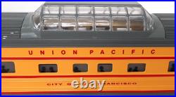 Williams O Ga Union Pacific Rr -60' Aluminum 4-passenger Car Set Ln