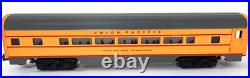 Williams O Ga Union Pacific Rr -60' Aluminum 4-passenger Car Set Ln