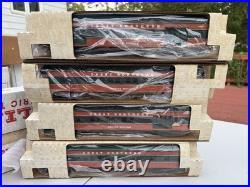 Williams O Gauge 4 Car Great Northern Lighted Passenger Set