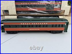 Williams O Gauge 4 Car Great Northern Lighted Passenger Set