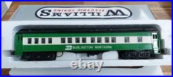 Williams O Gauge Burlington Northern 5 Coach Set lighted Heavy Style Madison