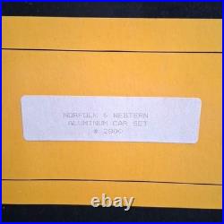 Williams O Gauge Norfolk & Western Powhatan Arrow Aluminum 5 Car Passenger Set