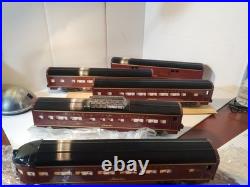 Williams O Gauge Norfolk & Western Powhatan Arrow Aluminum 5 Car Passenger Set