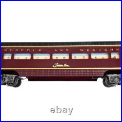 Williams O Gauge Norfolk & Western Powhatan Arrow Aluminum 5 Car Passenger Set