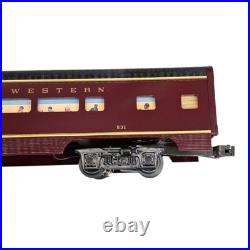 Williams O Gauge Norfolk & Western Powhatan Arrow Aluminum 5 Car Passenger Set